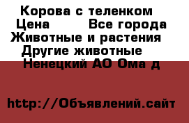 Корова с теленком › Цена ­ 69 - Все города Животные и растения » Другие животные   . Ненецкий АО,Ома д.